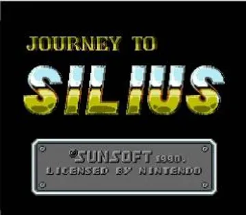 Journey to Silius (Europe) screen shot title